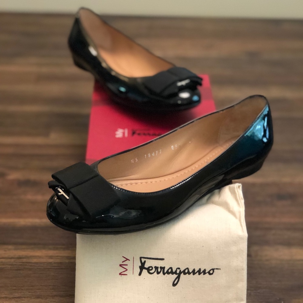 My Ferragamo Black Flats